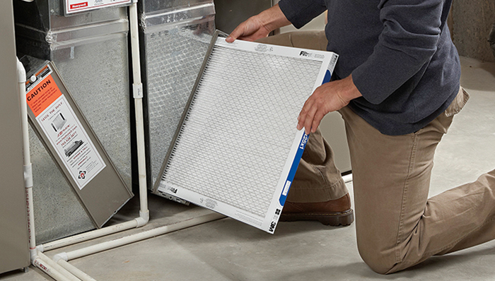 How to change a home air filter