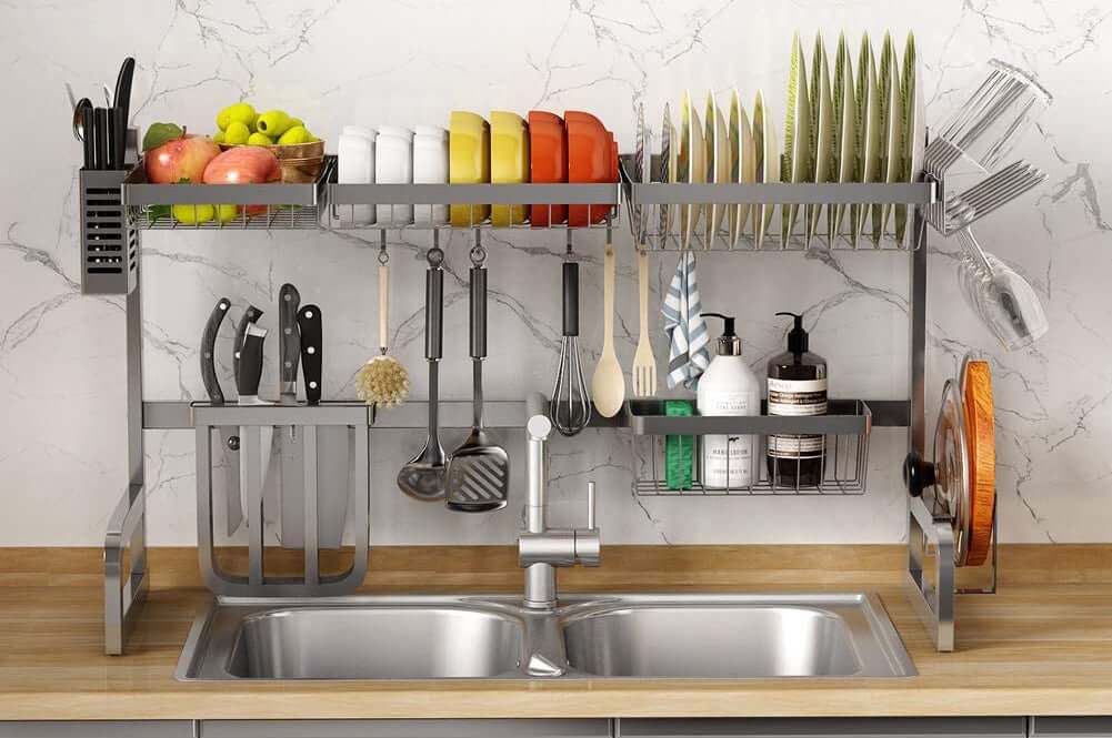 over the sink dish rack Pic